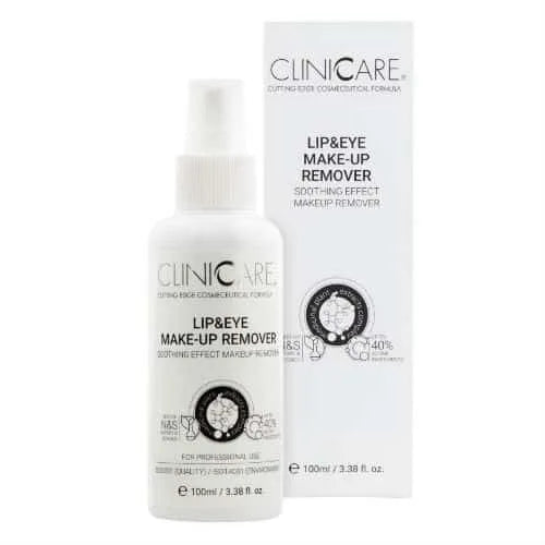 CLINICARE Lip and Eye Makeup Remover 100ml